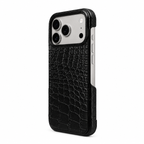 CROC | NOIR — Genuine Leather MagSafe® Case