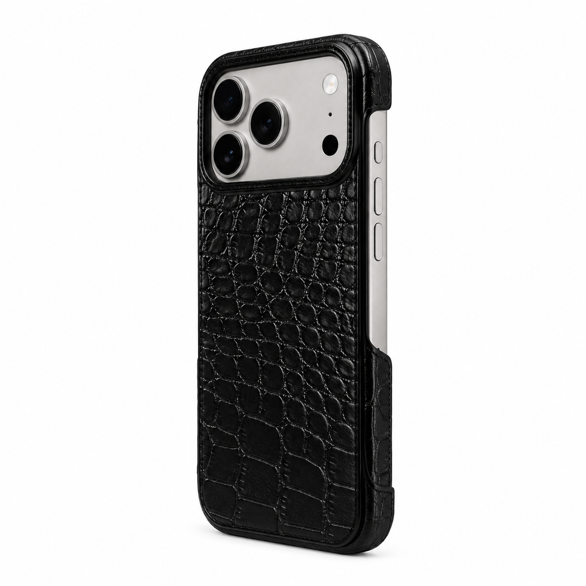 CROC | NOIR — Genuine Leather MagSafe® Case