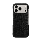 CROC | NOIR — Genuine Leather MagSafe® Case