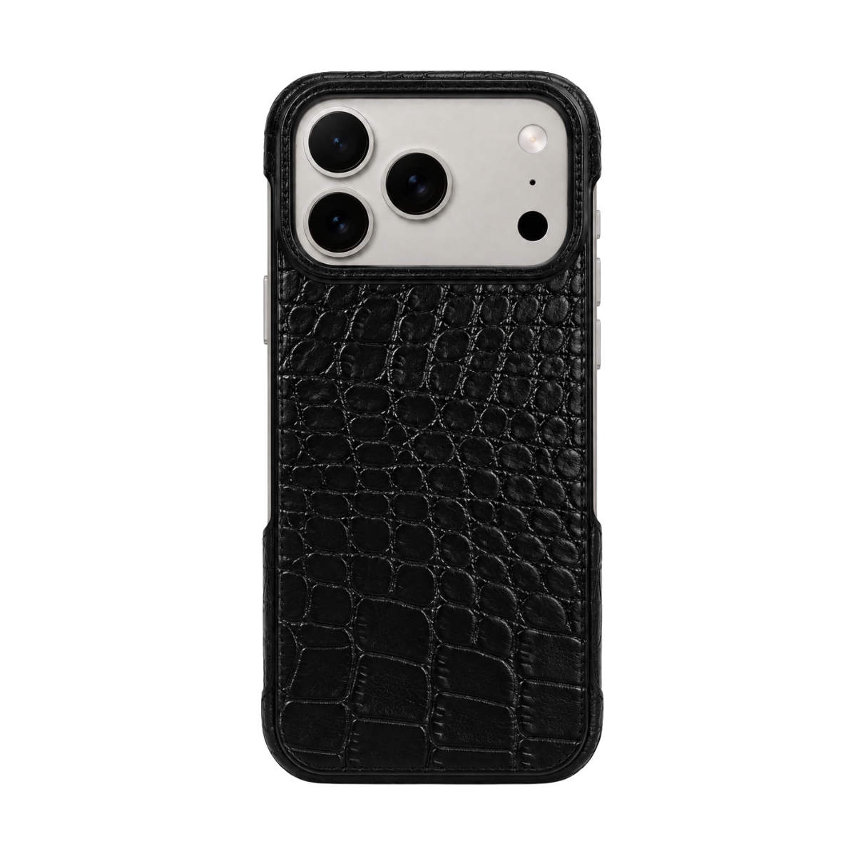 CROC | NOIR — Genuine Leather MagSafe® Case